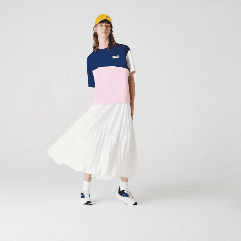Women's Branded Elasticised Pleated Skirt